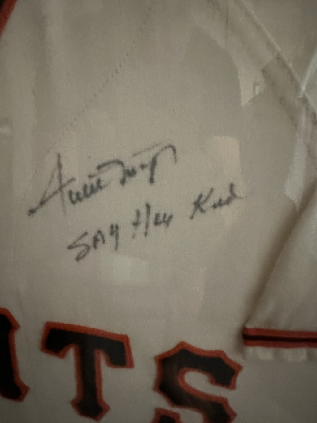 Willie Mays Signed Mitchell & Ness 1951 Jersey “Say Hey Kid Inscription”Beckett